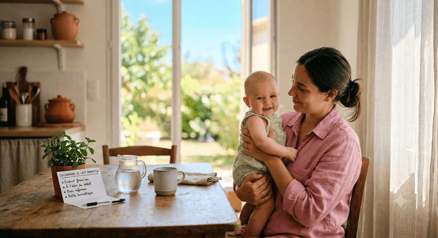 Canicule : comment bien conserver le lait infantile en poudre ?