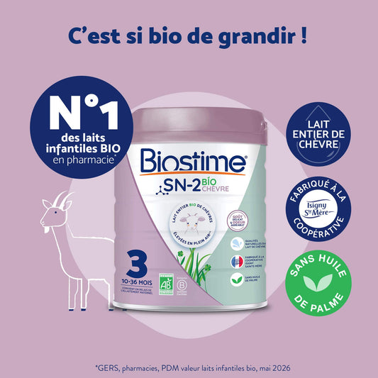 Biostime Biostime Lait de Chèvre 3ème âge
