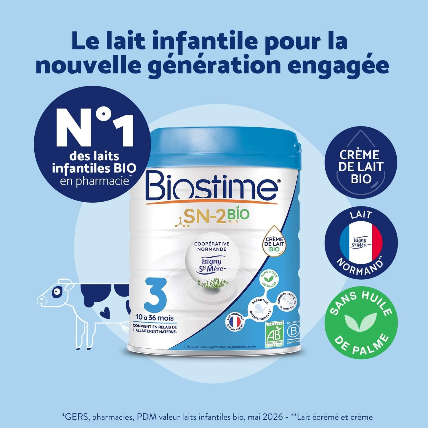 Biostime Biostime Lait de Croissance 3ème âge
