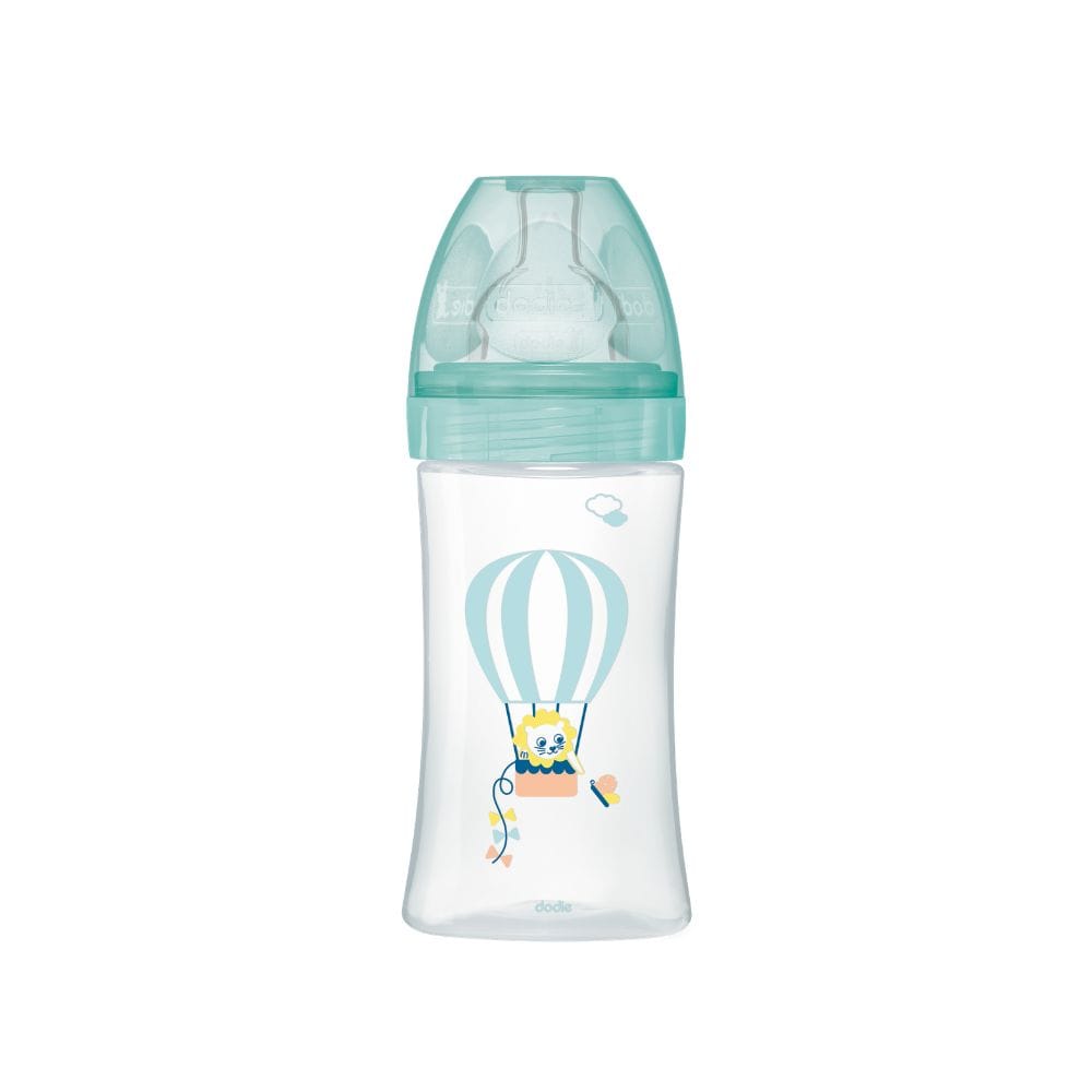 Dodie Biberon Tétine Plate Anti-Colique 270mL - Débit 2 - AIR