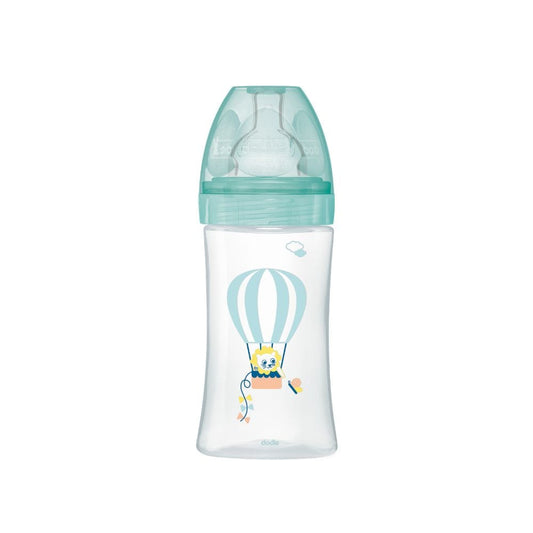 Dodie Biberon Tétine Plate Anti-Colique 270mL - Débit 2 - AIR