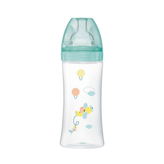 Dodie Biberon Tétine Plate Anti-Colique 330mL - Débit 3 - AIR