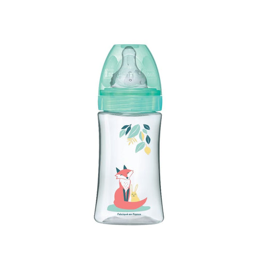 Dodie Biberon Tétine Ronde Anti-Colique 270mL - Débit 2 - VERT