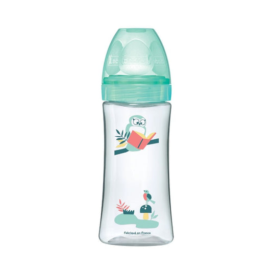 Dodie Biberon Tétine Ronde Anti-Colique 330mL - Débit 3 - VERT