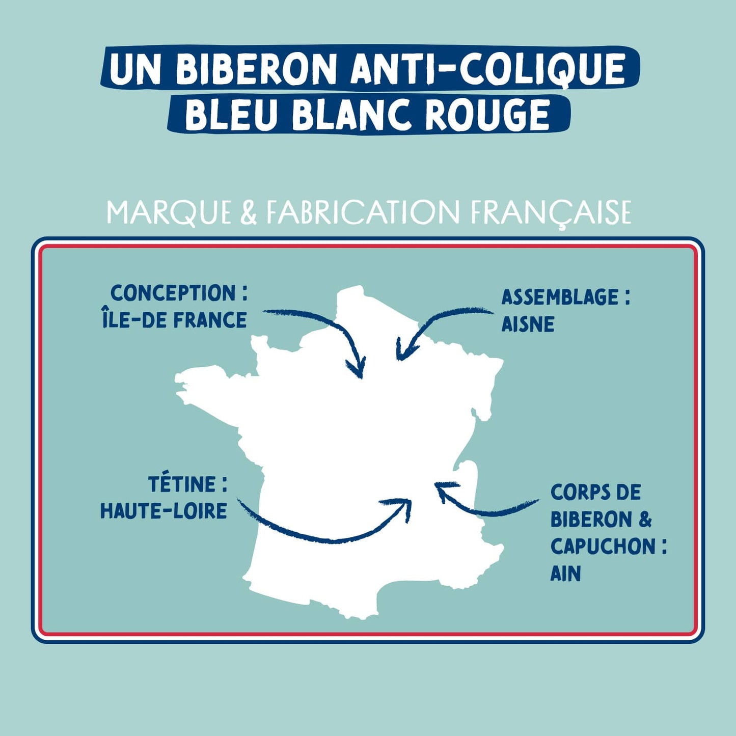 Dodie Lot de 2 biberons Tétine Plate Anti-Colique 330mL - Débit 3