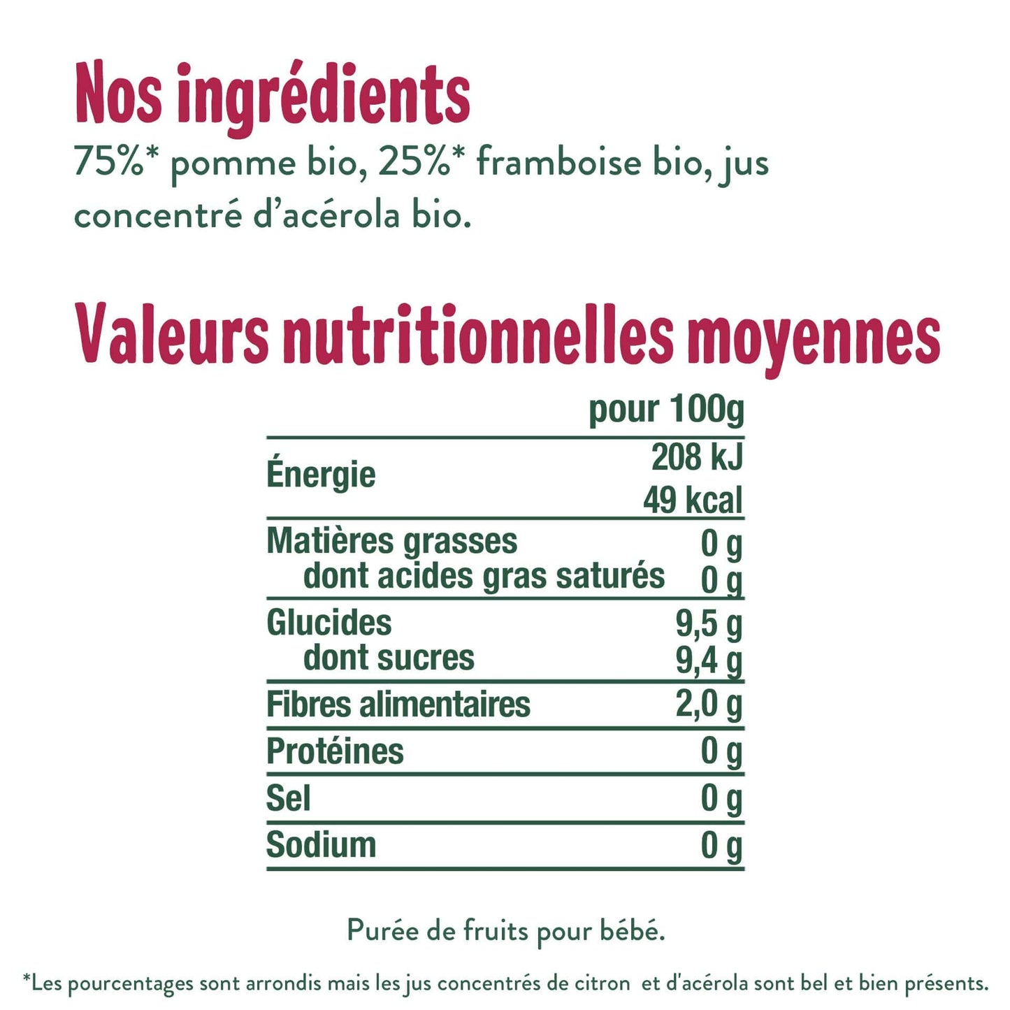 Good Gout Mon pack brassés et gourdes fruits