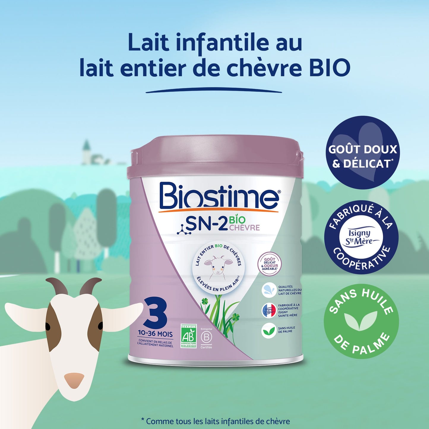 Biostime Biostime Lait de Chèvre 3ème âge